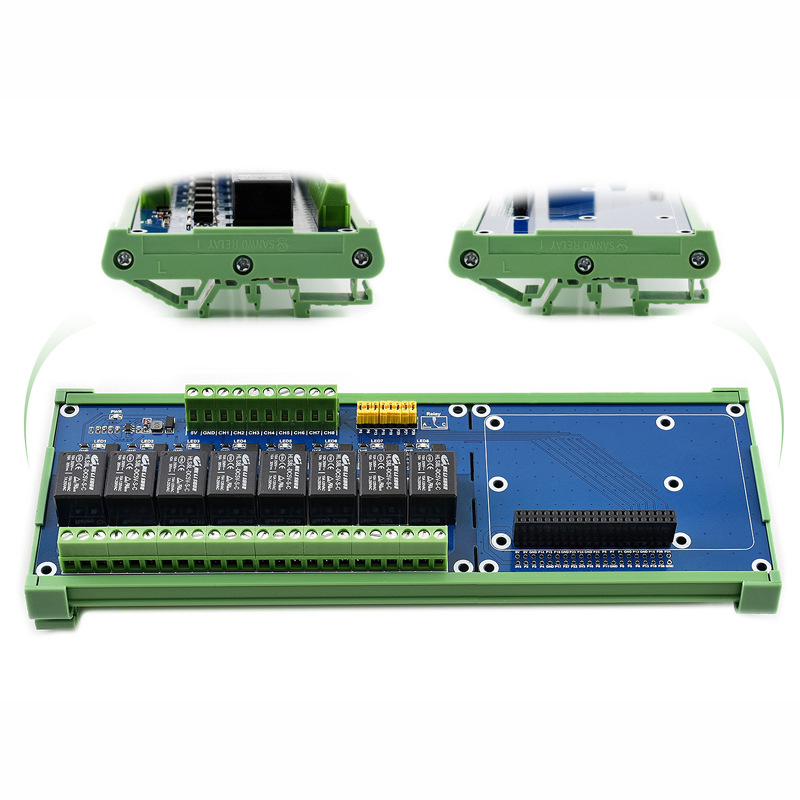 Relay 8 Channel Board - Raspberry Pi 4 Modell B 3B