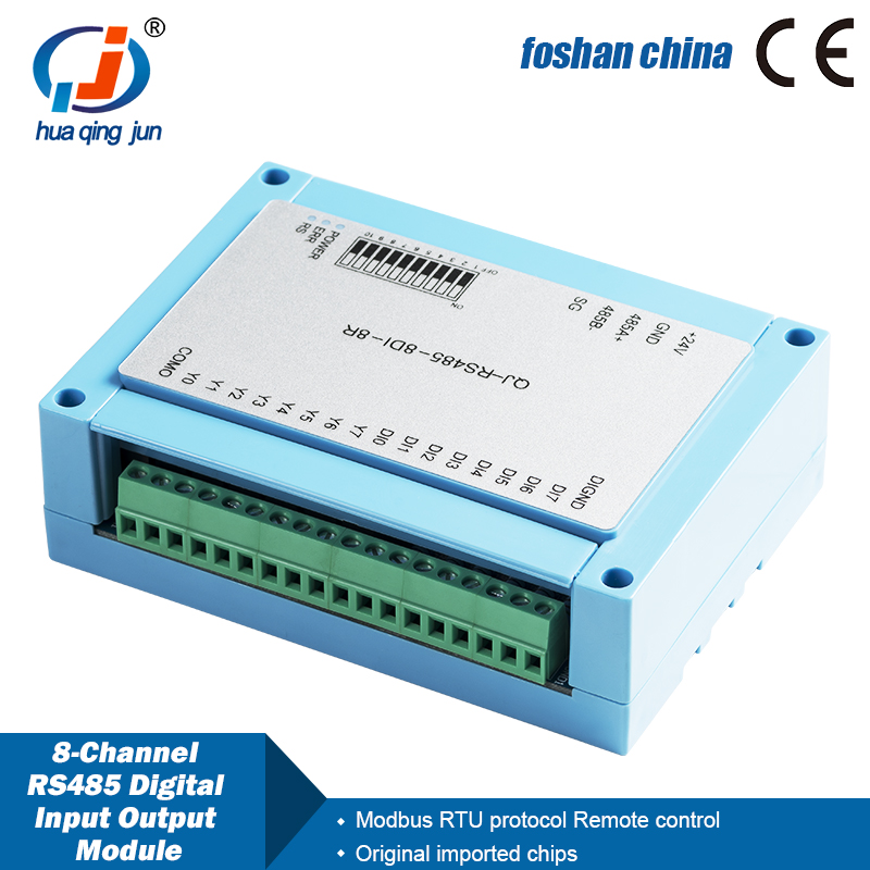 Relay 8 Channel Board - Huaqingjun 8-Kanal RS485 Digitale Eingänge Ausgänge