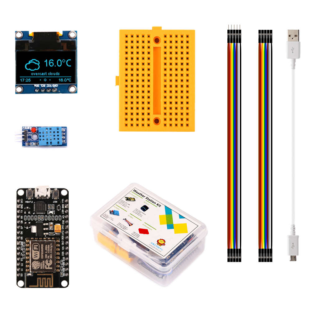 Esp8266 Nodemcu Board - ESP8266 Wetter Station DIY Kit mit