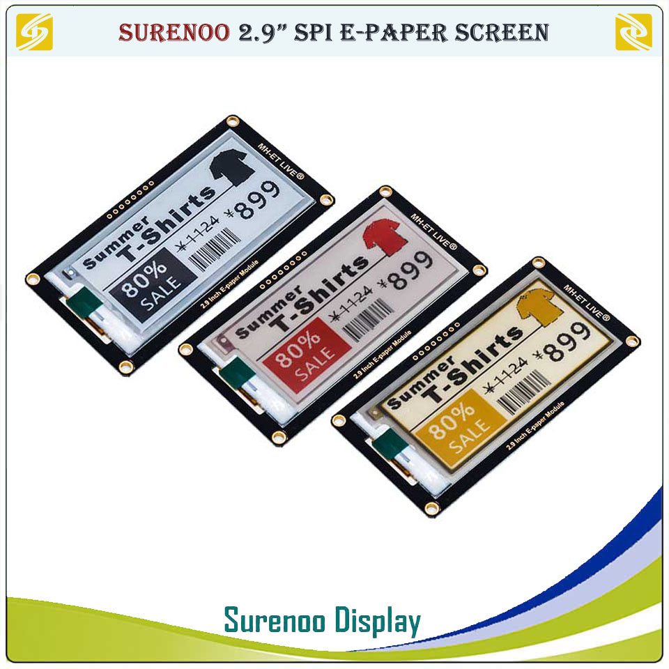 Display Epaper 2.9 - 2,9