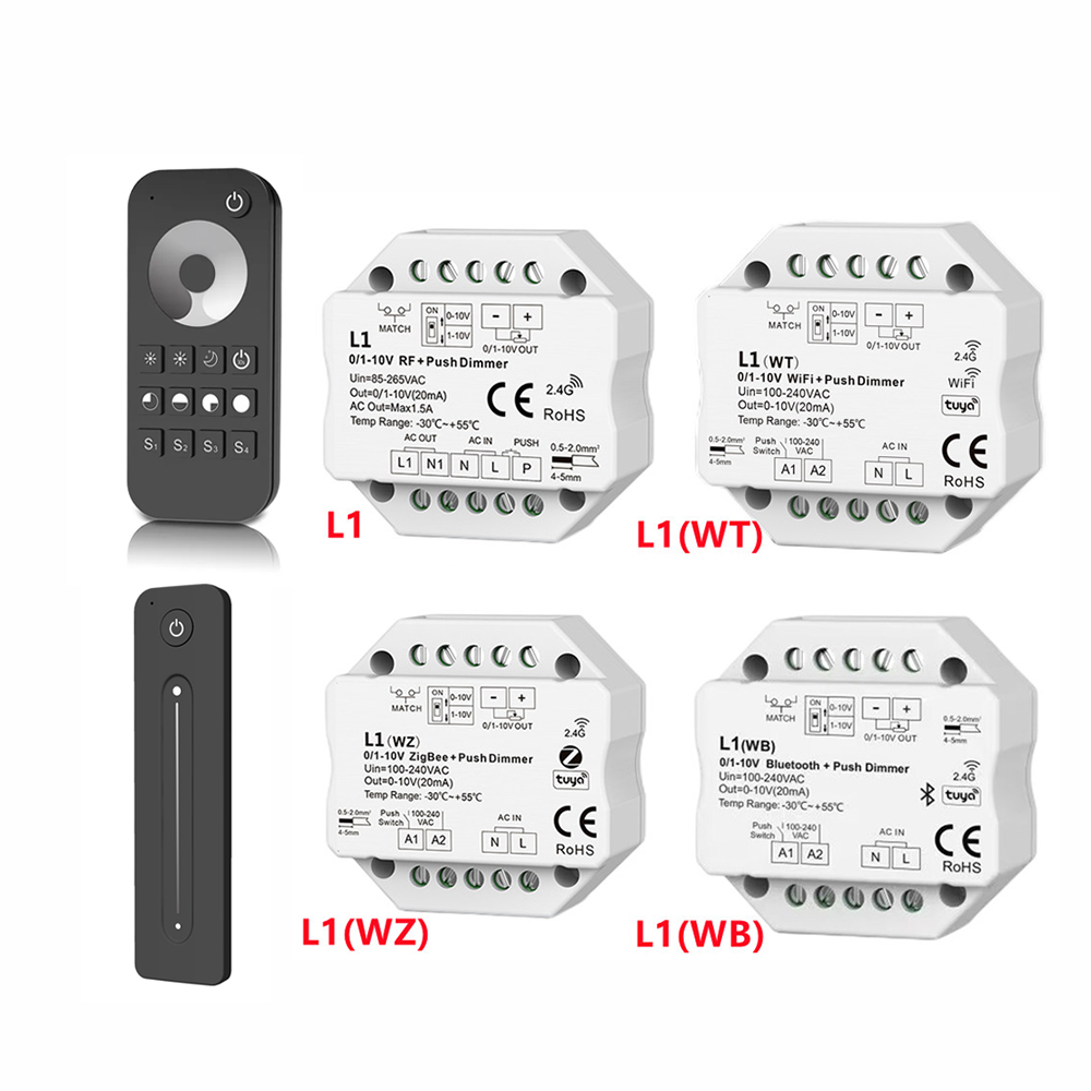Zigbee Coordinator Stick - Skydance 0-10V LED-Dimmer Push-Dimmer L1(WT) 1CH