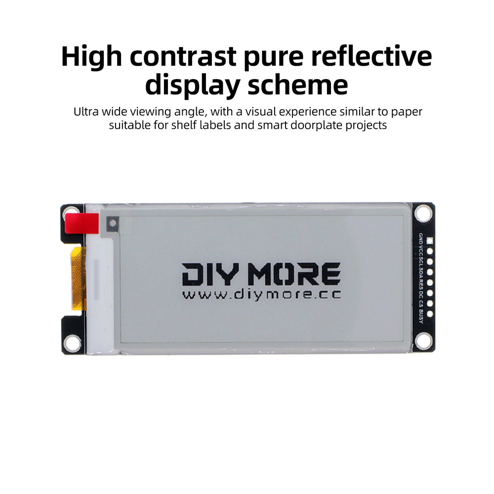 2,9'' Schwarz-Weiß-Rot-Gelb-Di – Display Epaper 2.9 Bewertung und Preis