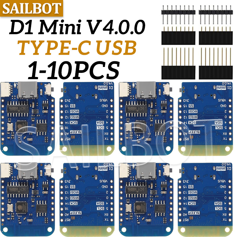 1-10PCS WeMos D1 Mini ESP8266  – Esp8266 Nodemcu Board Bewertung und Preis