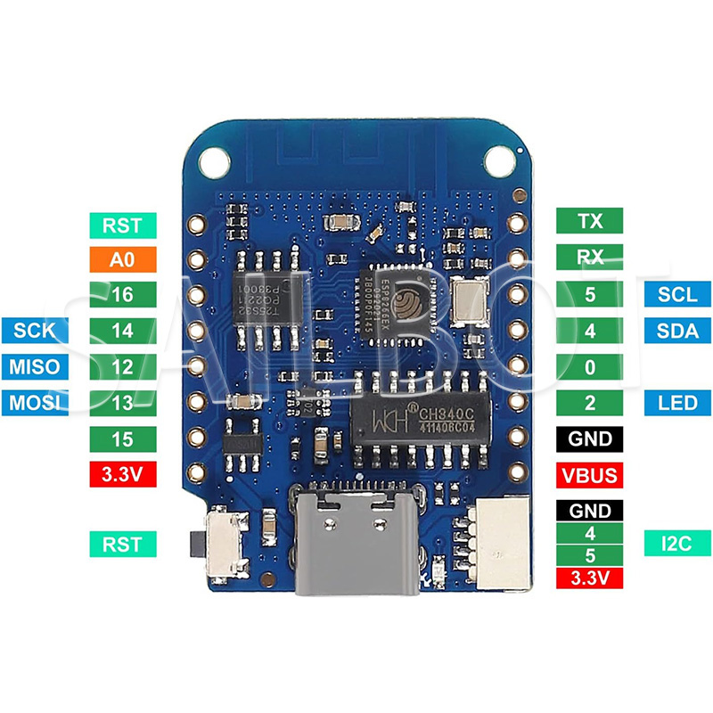 1-10PCS WeMos D1 Mini ESP8266  – Esp8266 Nodemcu Board Bewertung und Preis