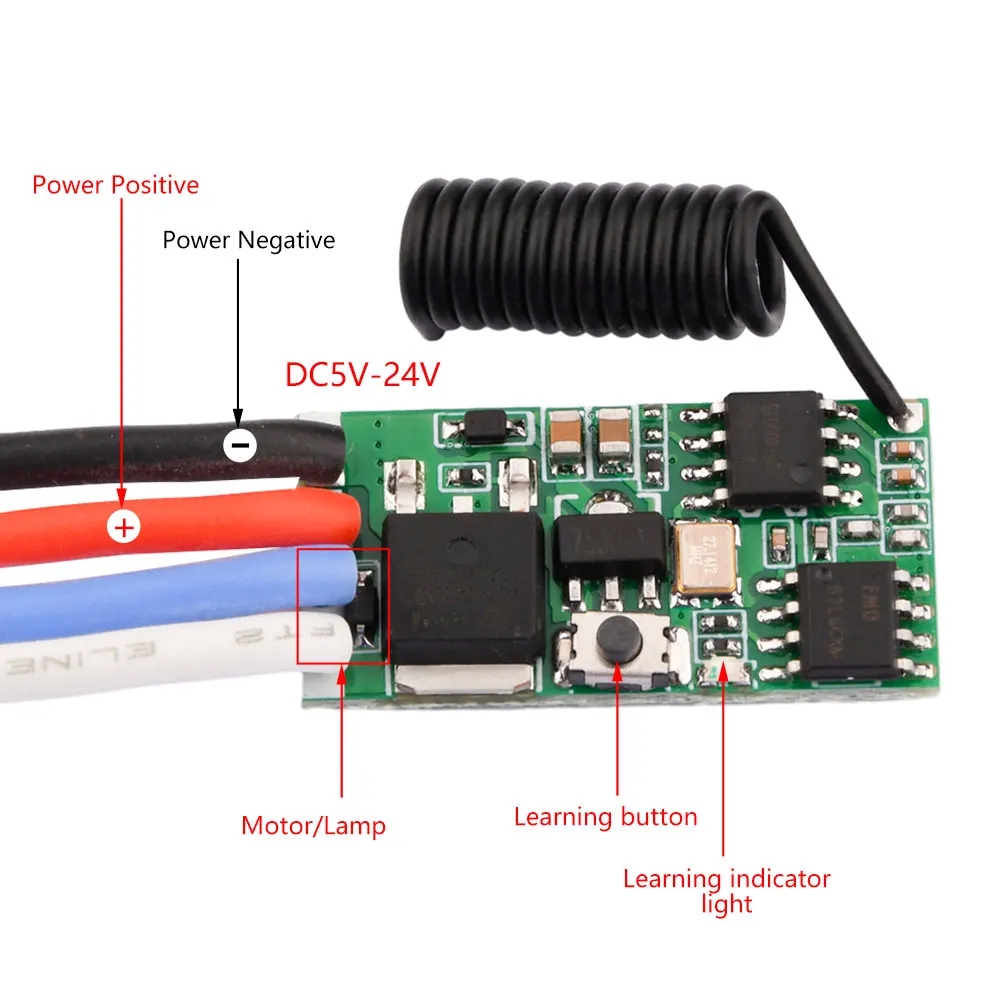 DC 3,7V-24V 433MHz Mini Drahtl – 433Mhz Receiver Module Bewertung und Preis
