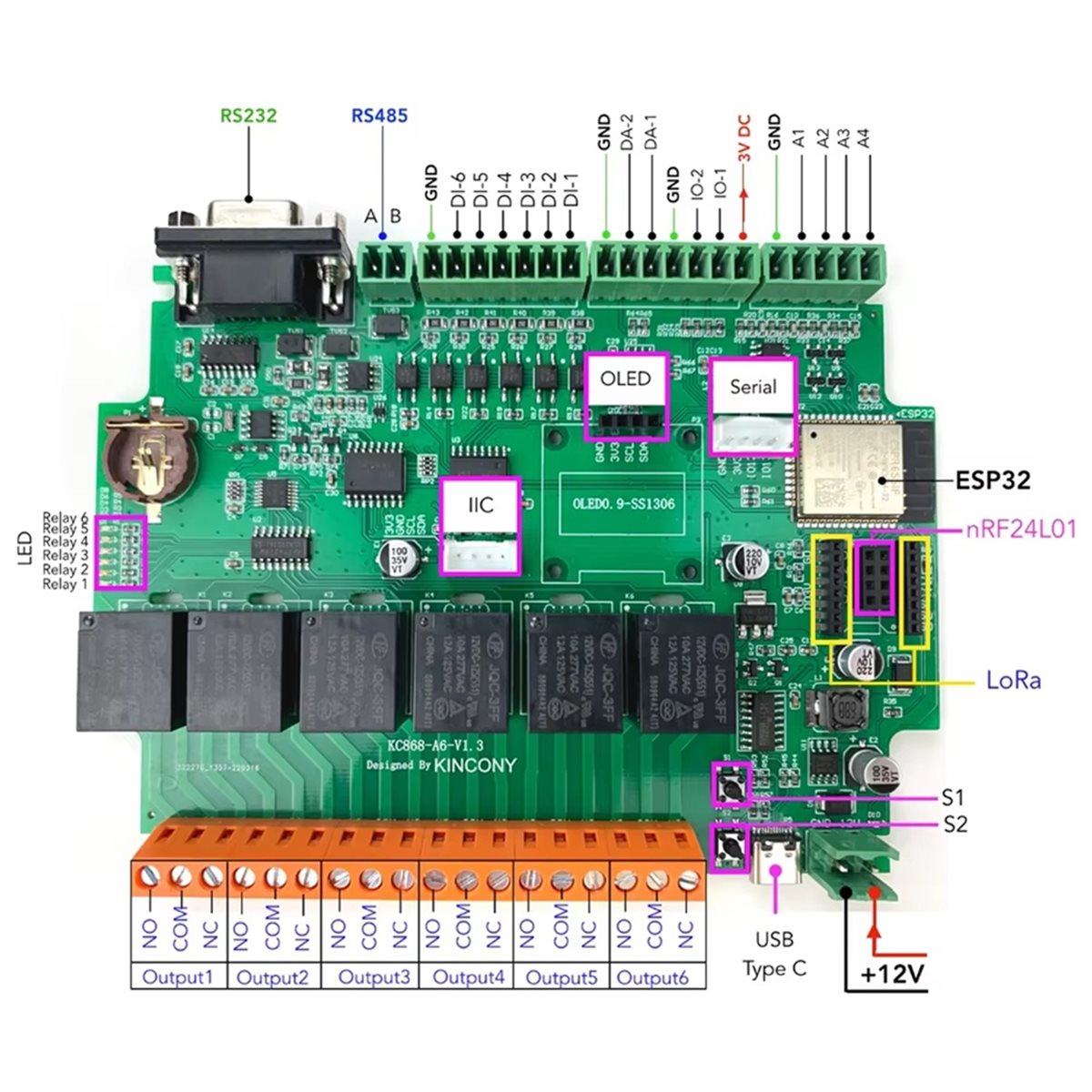 KC868-A6 Entwicklungsboard MQT – Home Automation Systems Diy Bewertung und Preis