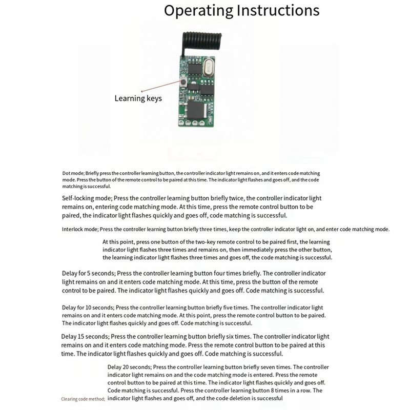 Y45A-Für RF-Schalter-Controlle – 433Mhz Receiver Module Bewertung und Preis